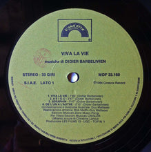 Carica l&#39;immagine nel visualizzatore di Gallery, Didier Barbelivien : Viva La Vie (Bande Originale Du Film De Claude Lelouch) (LP)

