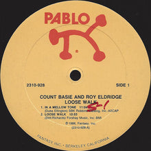 Carica l&#39;immagine nel visualizzatore di Gallery, Count Basie &amp; Roy Eldridge : Loose Walk (LP)

