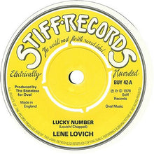 Carica l&#39;immagine nel visualizzatore di Gallery, Lene Lovich : Lucky Number (7&quot;, Single, Com)
