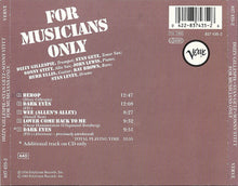 Carica l&#39;immagine nel visualizzatore di Gallery, Dizzy Gillespie • Stan Getz • Sonny Stitt : For Musicians Only (CD, Album, RE, RM)
