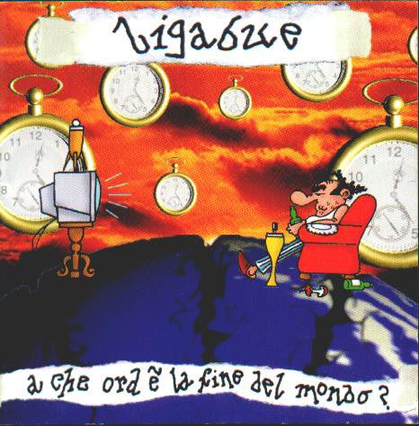 Luciano Ligabue : A Che Ora È La Fine Del Mondo? (CD, Album, Jew)