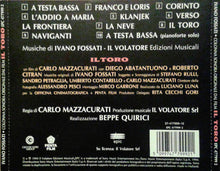 Carica l&#39;immagine nel visualizzatore di Gallery, Ivano Fossati : Il Toro (Colonna Sonora Originale Dal Film) (CD, Album)
