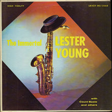Carica l&#39;immagine nel visualizzatore di Gallery, Lester Young With Count Basie : The Immortal Lester Young (LP, Comp, Mono, RP)
