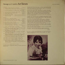 Carica l&#39;immagine nel visualizzatore di Gallery, Art Tatum : Strange As It Seems (LP, Comp)
