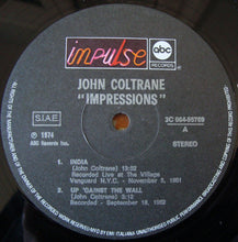 Carica l&#39;immagine nel visualizzatore di Gallery, John Coltrane : Impressions (LP, Album, RE, Gat)
