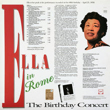 Carica l'immagine nel visualizzatore di Gallery, Ella Fitzgerald : Ella In Rome (The Birthday Concert) (LP, Album, RE, 180)
