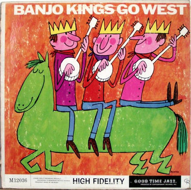 The Banjo Kings : Go West (LP, Mono)
