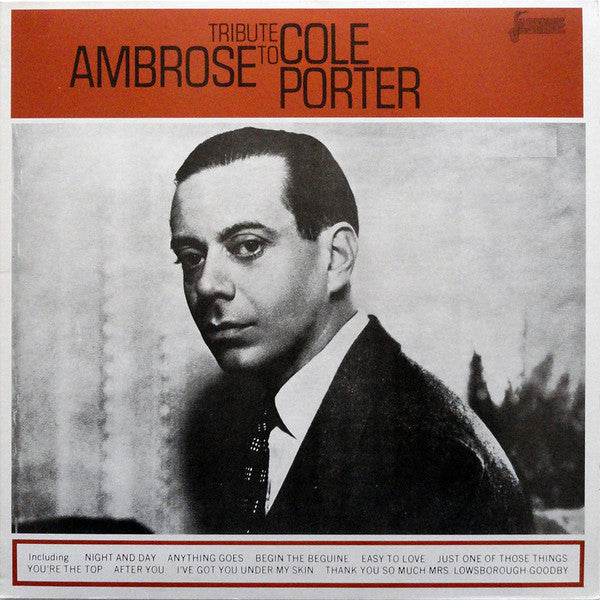 Ambrose & His Orchestra : Tribute To Cole Porter (LP, Comp, Mono, RE)