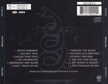 Carica l'immagine nel visualizzatore di Gallery, Metallica : Metallica (CD, Album)
