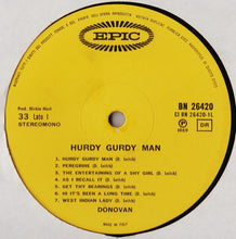 Carica l&#39;immagine nel visualizzatore di Gallery, Donovan : The Hurdy Gurdy Man (LP, Album)

