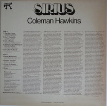 Carica l&#39;immagine nel visualizzatore di Gallery, Coleman Hawkins : Sirius (LP)
