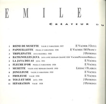 Carica l&#39;immagine nel visualizzatore di Gallery, Emile Vacher : Créateur Du Genre Musette (Javas Polkas Valses 1927-1939) (CD, Comp)
