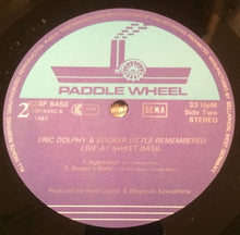 Carica l&#39;immagine nel visualizzatore di Gallery, Mal Waldron, Richard Davis (2), Ed Blackwell, Donald Harrison, Terence Blanchard : Eric Dolphy &amp; Booker Little Remembered Live At Sweet Basil (LP, Album)
