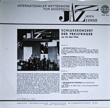 Carica l&#39;immagine nel visualizzatore di Gallery, Eurojazz-Orchester Leitung: Friedrich Gulda : Internationaler Wettbewerb Für Modernen Jazz - Wien 1966 (Schlusskonzert Der Preisträger) (LP, Album)
