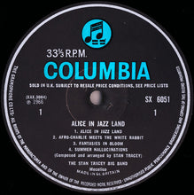Carica l&#39;immagine nel visualizzatore di Gallery, The Stan Tracey Big Band : Alice In Jazz Land (LP, Album, Mono)
