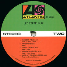 Carica l'immagine nel visualizzatore di Gallery, Led Zeppelin : Led Zeppelin III (LP, Album, RE, RM, 180)

