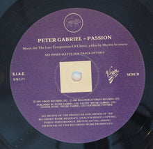 Carica l'immagine nel visualizzatore di Gallery, Peter Gabriel : Passion (Music For The Last Temptation Of Christ, A Film By Martin Scorsese) (2xLP, Album)
