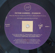 Carica l'immagine nel visualizzatore di Gallery, Peter Gabriel : Passion (Music For The Last Temptation Of Christ, A Film By Martin Scorsese) (2xLP, Album)
