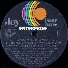 Carica l&#39;immagine nel visualizzatore di Gallery, Isaac Hayes : Joy (LP, Album, Son)
