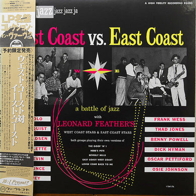 Leonard Feather's East Coast Stars & Leonard Feather's West Coast Stars : West Coast Vs. East Coast - A Battle Of Jazz (LP, Album, Mono, RE)
