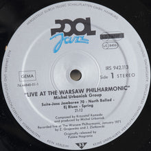 Carica l&#39;immagine nel visualizzatore di Gallery, Michał Urbaniak : Live At The Warsaw Philharmonic (LP, Album)
