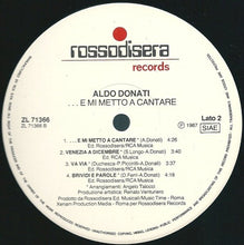 Carica l&#39;immagine nel visualizzatore di Gallery, Aldo Donati : ....E Mi Metto A Cantare (LP, Album)
