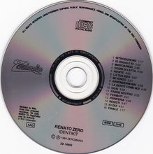 Carica l'immagine nel visualizzatore di Gallery, Renato Zero : Identikit (CD, Album)
