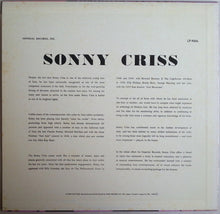 Carica l&#39;immagine nel visualizzatore di Gallery, Sonny Criss : Jazz - U.S.A. (LP, Album, Mono, RE)
