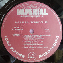 Carica l&#39;immagine nel visualizzatore di Gallery, Sonny Criss : Jazz - U.S.A. (LP, Album, Mono, RE)
