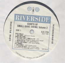 Carica l&#39;immagine nel visualizzatore di Gallery, Various : Giants Of Small-Band Swing Volume 2 (LP, Comp, Ltd, RE, RM)
