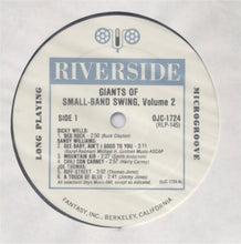 Carica l&#39;immagine nel visualizzatore di Gallery, Various : Giants Of Small-Band Swing Volume 2 (LP, Comp, Ltd, RE, RM)

