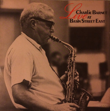 Charlie Barnet : Live At Basin Street East (LP, Mono)
