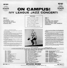 Carica l&#39;immagine nel visualizzatore di Gallery, The Teddy Charles Group : On Campus - Ivy League Jazz Concert (LP, Album, Mono, RE)
