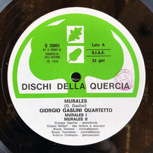 Carica l&#39;immagine nel visualizzatore di Gallery, Giorgio Gaslini Quartetto* : Murales (LP, Album)
