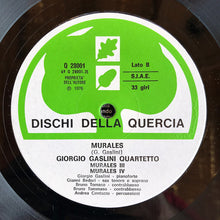 Carica l&#39;immagine nel visualizzatore di Gallery, Giorgio Gaslini Quartetto* : Murales (LP, Album)

