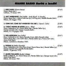 Carica l&#39;immagine nel visualizzatore di Gallery, Gianni Basso : Rarità E Inediti (CD, Comp)
