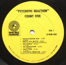 Carica l&#39;immagine nel visualizzatore di Gallery, Count Five : Psychotic Reaction (LP, Album, Mono, All)
