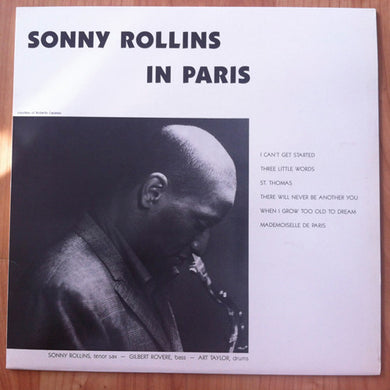 Sonny Rollins : In Paris (LP, Album, Mono)