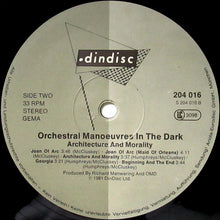Carica l&#39;immagine nel visualizzatore di Gallery, Orchestral Manoeuvres In The Dark : Architecture &amp; Morality (LP, Album, Die)
