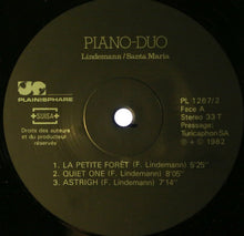 Carica l'immagine nel visualizzatore di Gallery, François Lindemann, Sebastian Santa Maria : Piano-Duo (LP, Album)
