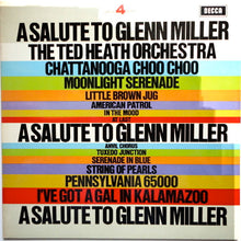 Carica l&#39;immagine nel visualizzatore di Gallery, Ted Heath And His Orchestra : A Salute To Glenn Miller (LP)
