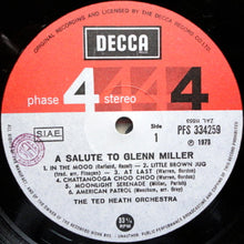 Carica l&#39;immagine nel visualizzatore di Gallery, Ted Heath And His Orchestra : A Salute To Glenn Miller (LP)

