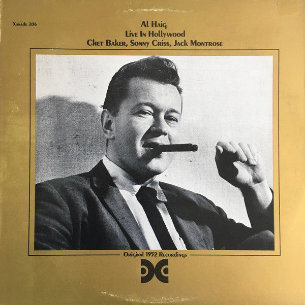 Al Haig, Chet Baker, Sonny Criss, Jack Montrose : Live In Hollywood (LP, Album)