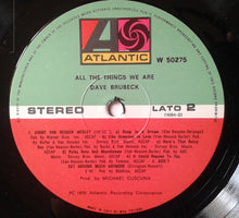 Carica l&#39;immagine nel visualizzatore di Gallery, Dave Brubeck : All The Things We Are (LP, Album)
