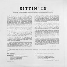 Carica l&#39;immagine nel visualizzatore di Gallery, Dizzy Gillespie, Stan Getz, Coleman Hawkins And Paul Gonsalves : Sittin&#39; In (LP, Album, Mono, RE)
