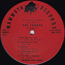 Carica l&#39;immagine nel visualizzatore di Gallery, George And Teddy : The Condor! (LP, Album, Mono)
