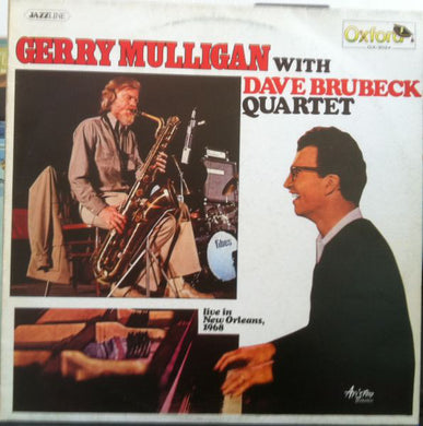 Gerry Mulligan With The Dave Brubeck Quartet : Live In New Orleans, 1968 (LP, Album)