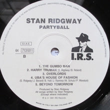 Carica l'immagine nel visualizzatore di Gallery, Stan Ridgway : Partyball (LP, Album)
