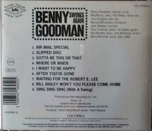 Carica l'immagine nel visualizzatore di Gallery, Benny Goodman : Benny Goodman Swings Again (CD, Album, RE)
