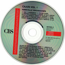 Carica l&#39;immagine nel visualizzatore di Gallery, Various : Cajun Vol. 1 Abbeville Breakdown 1929-1939 (CD, Comp, Mono)
